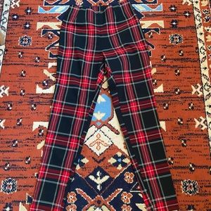 Classic Plaid Stretchy Pants